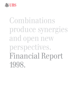 Financial Report 1998