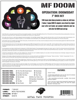 MF 1999 MF DOOM Operation Doomsday Box 7