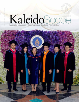 Mahidol University International College Newsletter