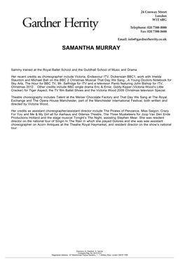 Samantha Murray