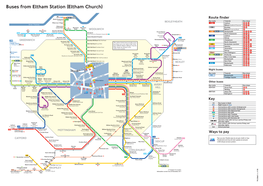 Buses from Eltham Station (Eltham Church)