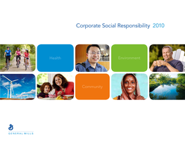 General Mills Corporate Social Responsibility 2009