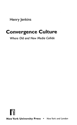 Convergence Culture