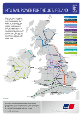 MTU Rail Power for the UK & Ireland