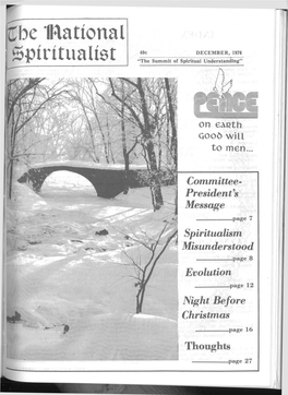 National Spiritualist V58 N626 Dec 1976