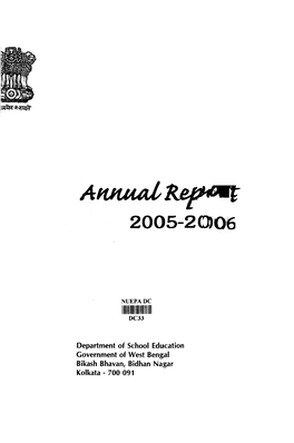 Lllllllllllll Department of School Education Government of West