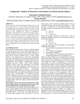 Comparative Analysis of Structures and Attacks on Various Stream Ciphers