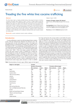 Treading the Fine White Line: Cocaine Trafficking