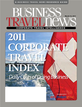 2011 CORPORATE TRAVEL INDEX Daily Costs of Doing Business