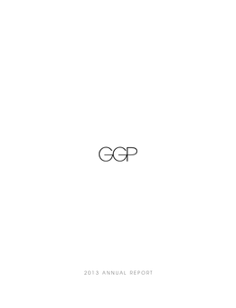 General Growth Properties 2013 Annual Report