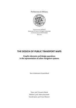 The Design of Public Transport Maps