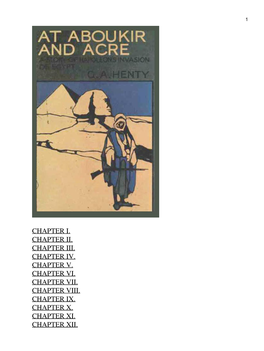 At Aboukir and Acre, by George Alfred Henty 2 CHAPTER XIII