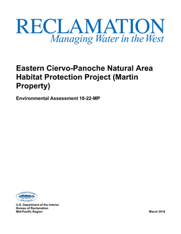 Eastern Ciervo-Panoche Natural Area Habitat Protection Project (Martin Property)