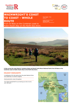 Wainwright's Coast to Coast