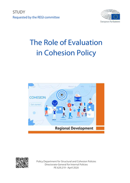 Research for REGI Committee-The Role of Evaluation in Cohesion Policy