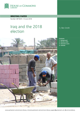 Iraq and the 2018 Election