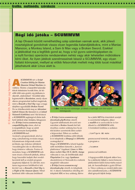 Régi Idő Játéka – SCUMMVM