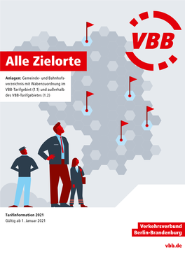 VBB-Tarif: Alle Zielorte