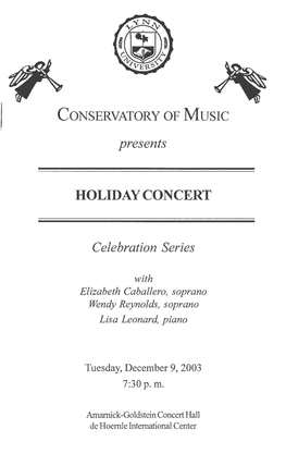 2003-2004 Holiday Concert