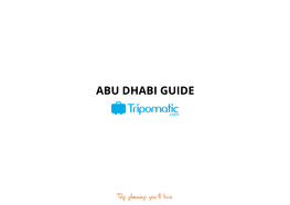 Abu Dhabi Guide Activities Activities