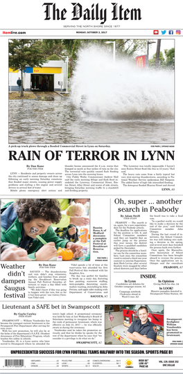 RAIN of TERROR in LYNN by Dan Kane Thunder Booms Announced the 6 A.M