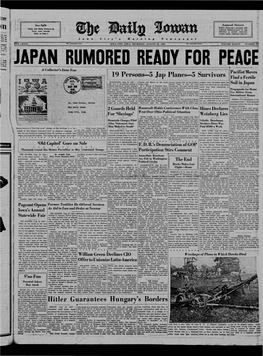 Daily Iowan (Iowa City, Iowa), 1938-08-25