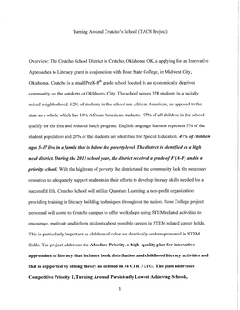 Crutcho School District IAL Report (PDF)