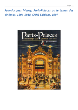 Paris Palaces