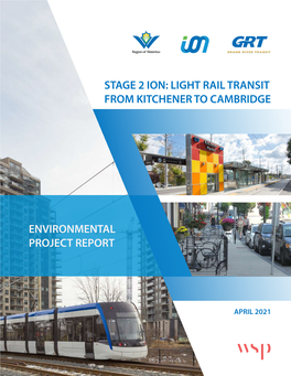 Stage 2 Ion: Light Rail Transit from Kitchener to Cambridge