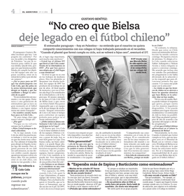 “No Creo Que Bielsa Deje Legado En El Fútbol Chileno”