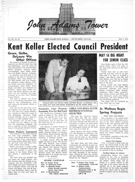 Kent Keller Elected Council President