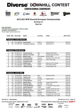 UEC European Champioship