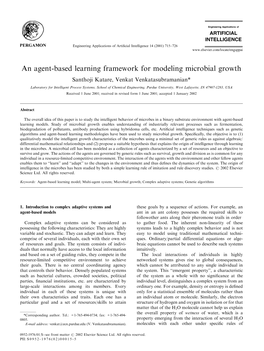 An Agent-Based Learning Framework for Modeling Microbial Growth