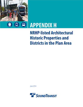 APPENDIX H NRHP-Listed Architectural Historic Properties and Districts in the Plan Area