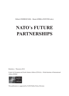 NATO’S FUTURE PARTNERSHIPS