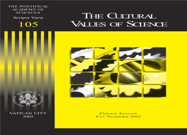 THE CULTURAL VALUES of SCIENCE Prima Parte 18-07-2003 14:55 Pagina II