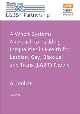 A Whole Systems Approach to LGBT Health And