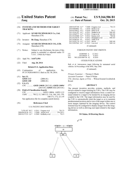 (12) United States Patent (10) Patent No.: US 9,164,506 B1 Zang (45) Date of Patent: Oct