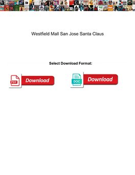 Westfield Mall San Jose Santa Claus