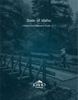 Infrastructure Resource Guide 2015 Idaho Infrastructure Resource Guide