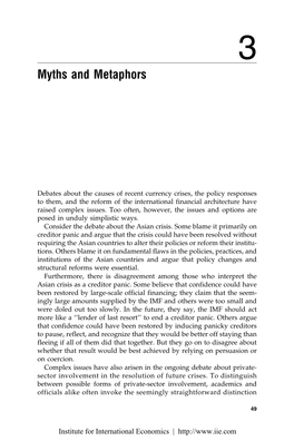 Myths and Metaphors