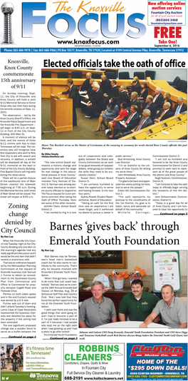 'Gives Back' Through Emerald Youth Foundation