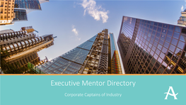 Executive Mentor Directory