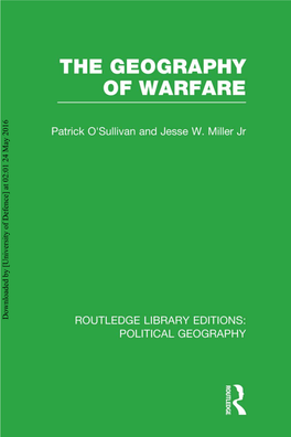 The Geography of Warfare