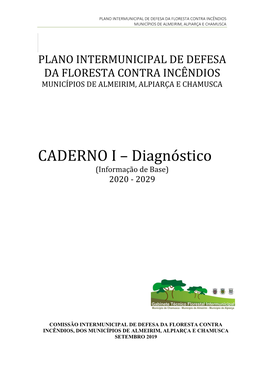 CADERNO I – Diagnóstico (Informação De Base) 2020 - 2029