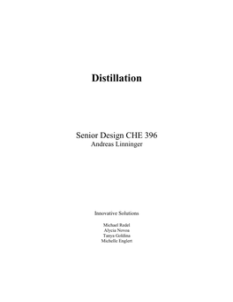 Distillation