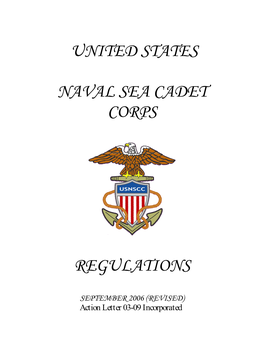 United States Naval Sea Cadet Corps Regulations Manual