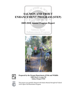 2010 Annual Progress Report