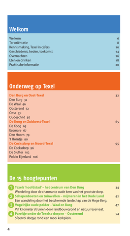 Welkom De 15 Hoogtepunten Onderweg Op Texel