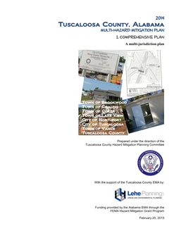 Tuscaloosa County, Alabama Multi-Hazard Mitigation Plan I